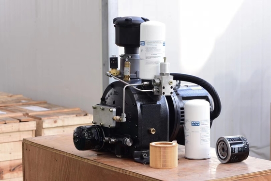 GAS 15HP कॉम्पैक्ट यूनिट एयरेंड मैकेनिकल सील स्क्रू कंप्रेसर एयर एंड के साथ: